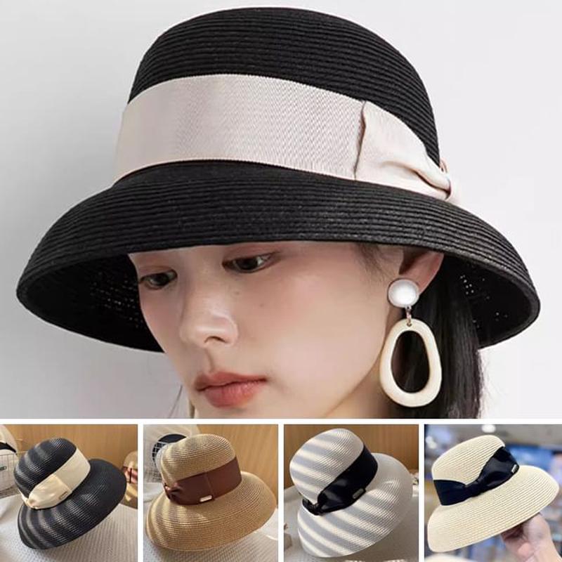 Hat Two Bucket Tone Black One Size