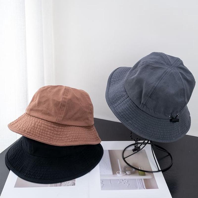 Plain Hat Boonie Dark Khaki One Size