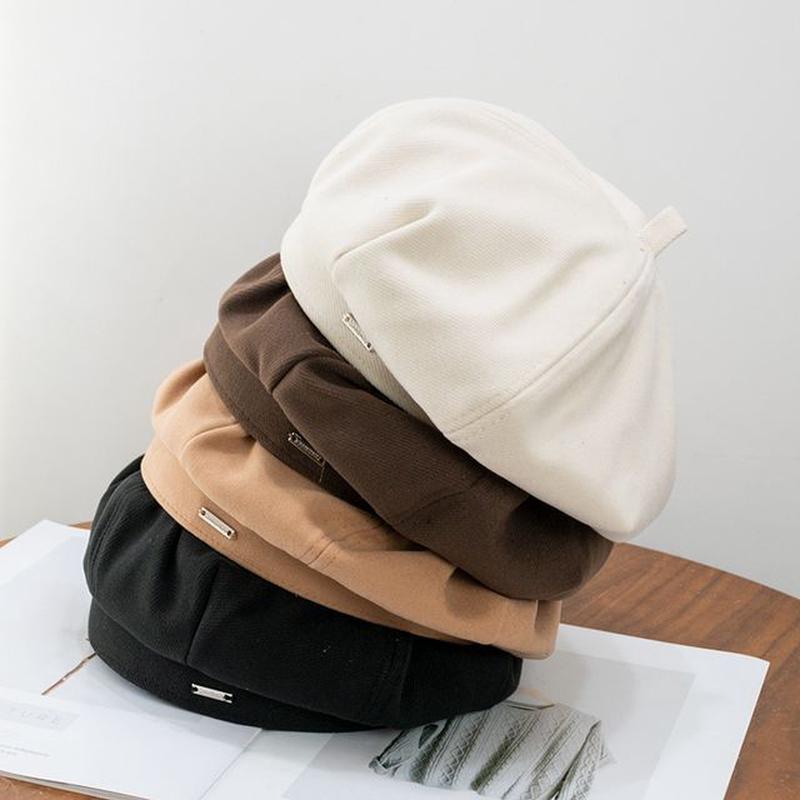 Metal Beret Tag Khaki One Size