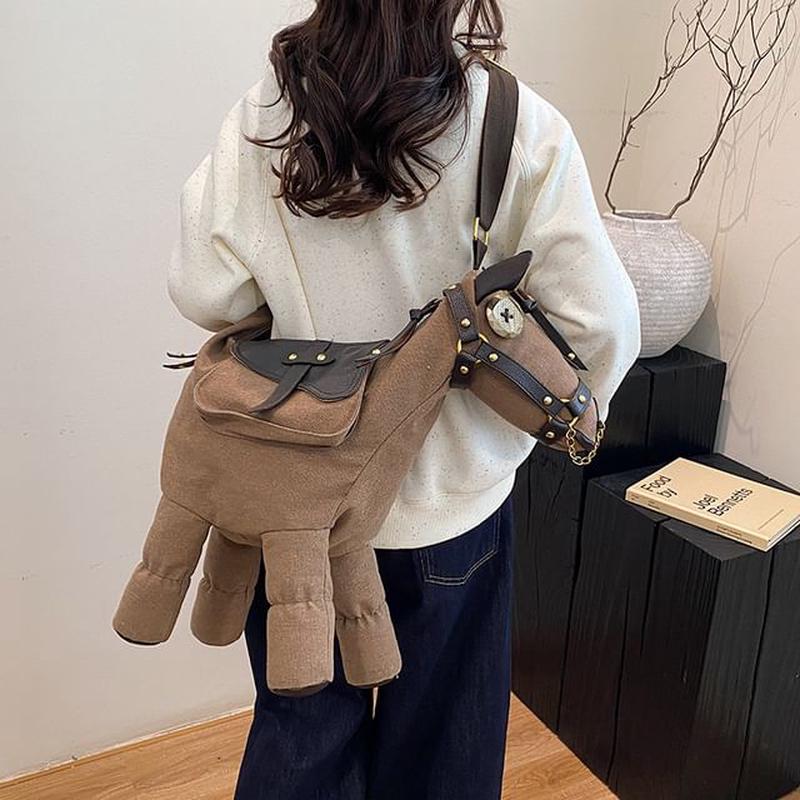 Bag Crossbody Horse Brown One Size