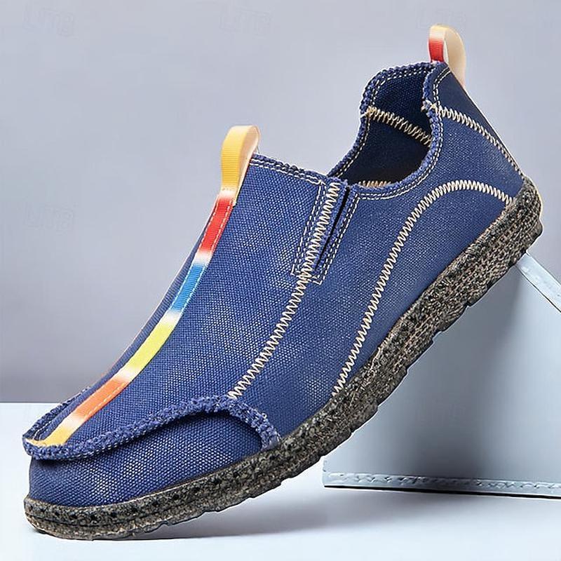 - Men's Canvas Sustainable Eco-Friendly Shoes Slip-On Khaki US7 / EU39 / UK6 / CN39