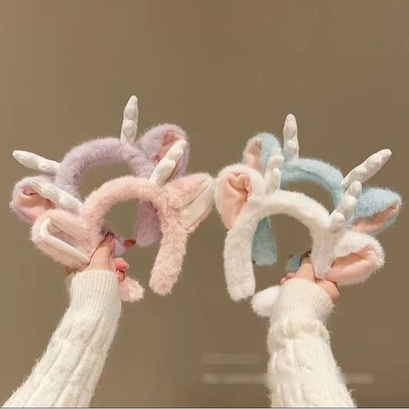 Band / Face Hair Headband Ear Wash Head Band - Pink One Size