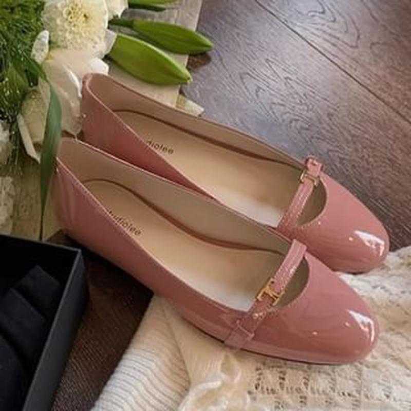 Mary Jane Toe Almond Shoes P3726-5 - White 35