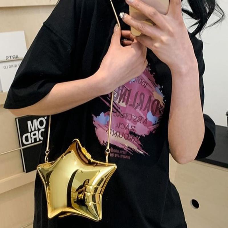 Bag Star Crossbody Gold One Size