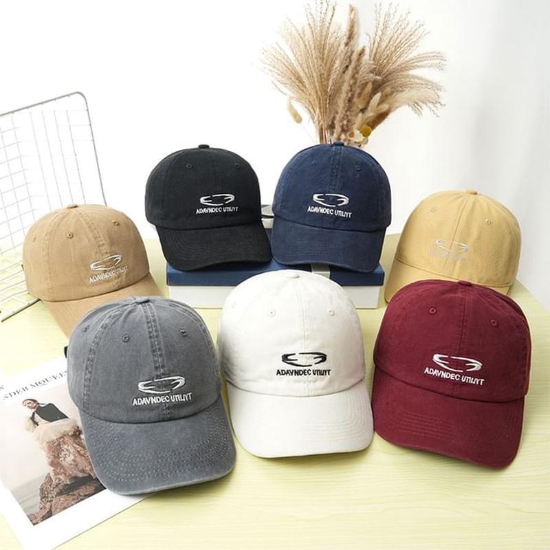 Cap Baseball Embroidered Letter 858 - Khaki One Size