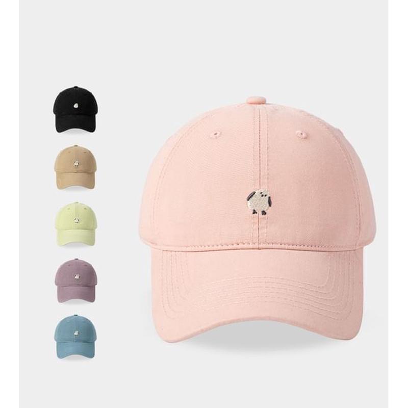 Cap Embroidered Bird Baseball Black One Size