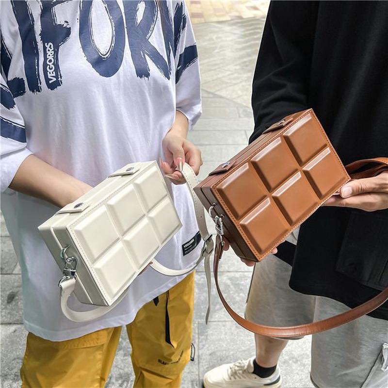 Bag Box Crossbody Blue One Size