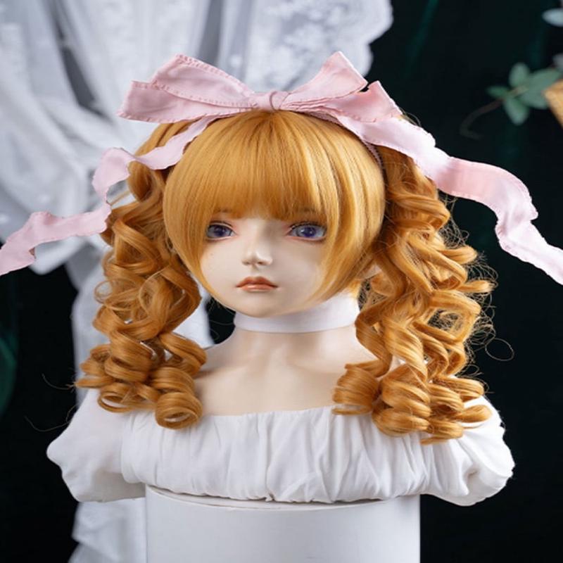 30CM With Length Yellow Clips Ponytail Synthetic Wig Double Claw Yellow FreeSize