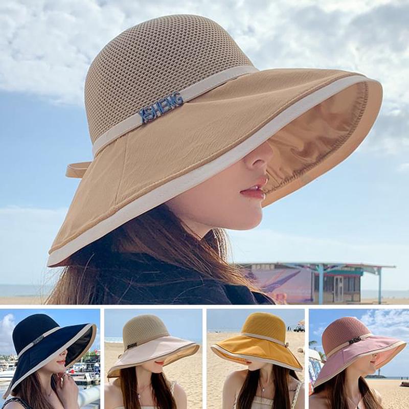 Bow Sun Hat Black One Size
