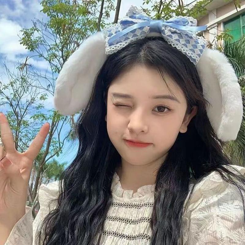 Face Wash Headband Hair Band Ear 02 - Pink One Size