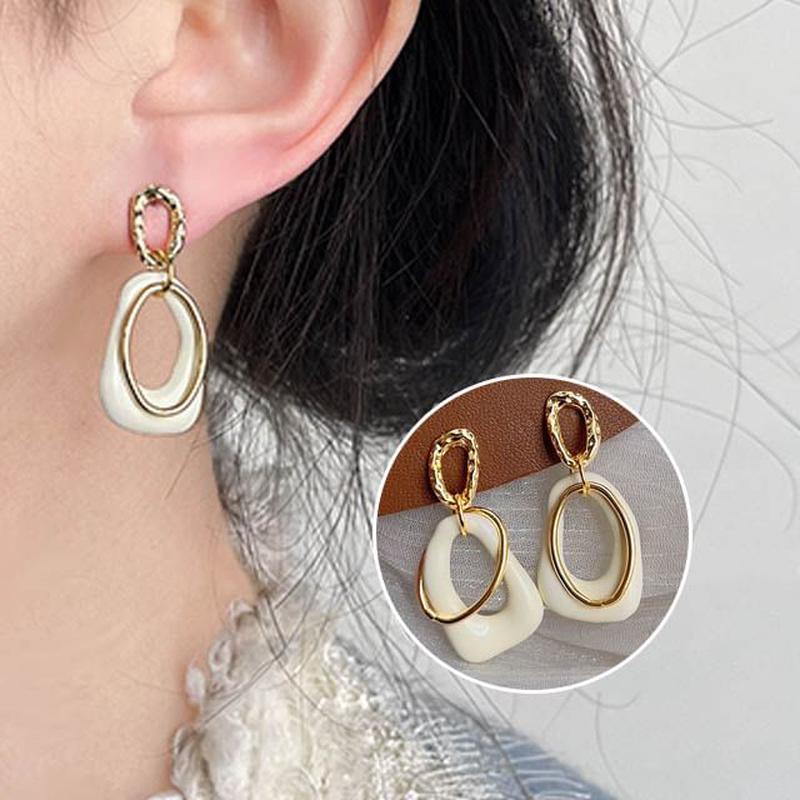 Irregular Earring Hoop Alloy Dangle