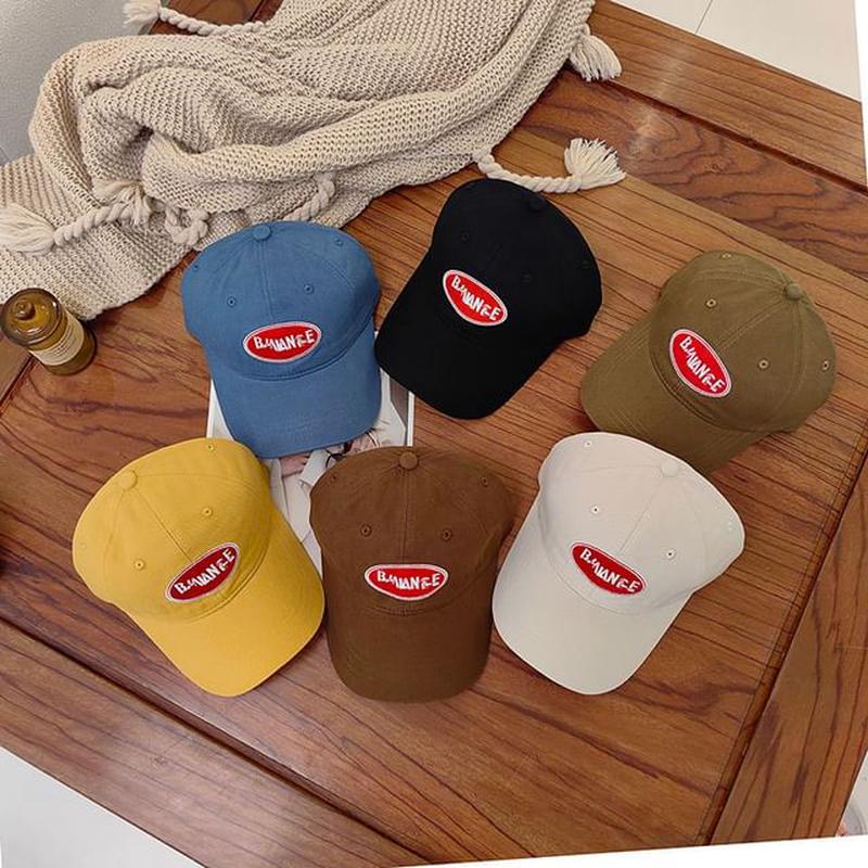 Cap Baseball Applique Lettering Blue One Size