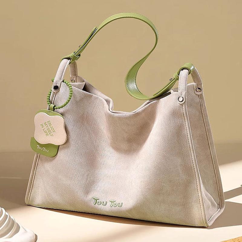 White Large Bag Capacity New Versatile Shoulder 2025 Brown