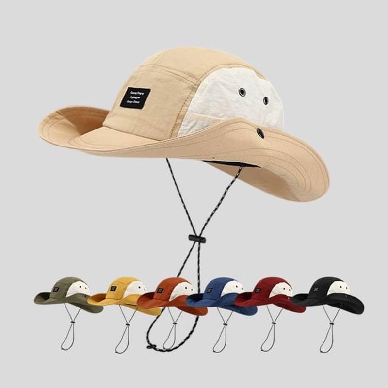 Two Bucket Applique Tone Hat N338 - Wine Red One Size