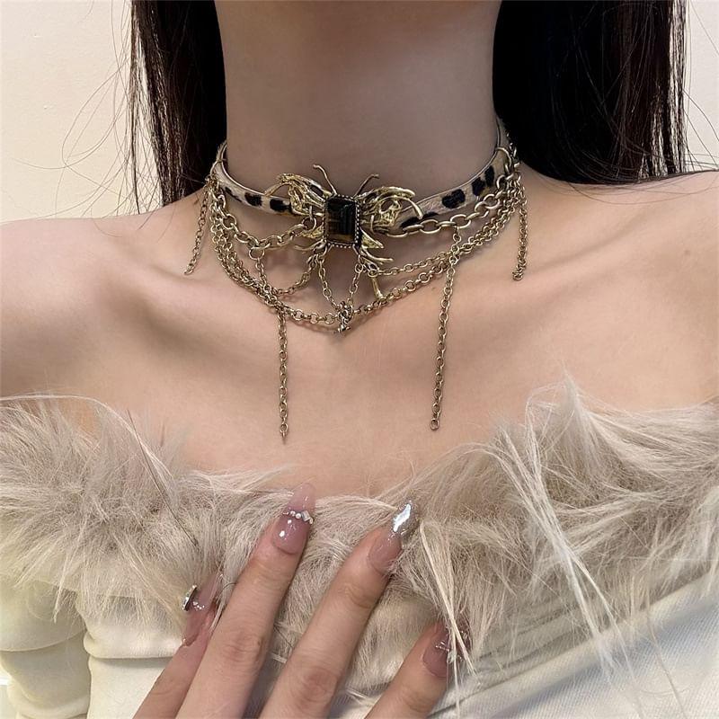 Choker / Earring Butterfly