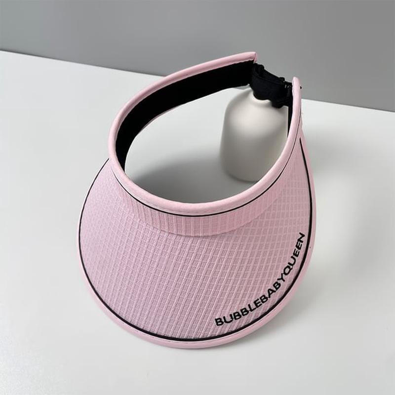 Hat Sun Lettering D-287 - Pink One Size