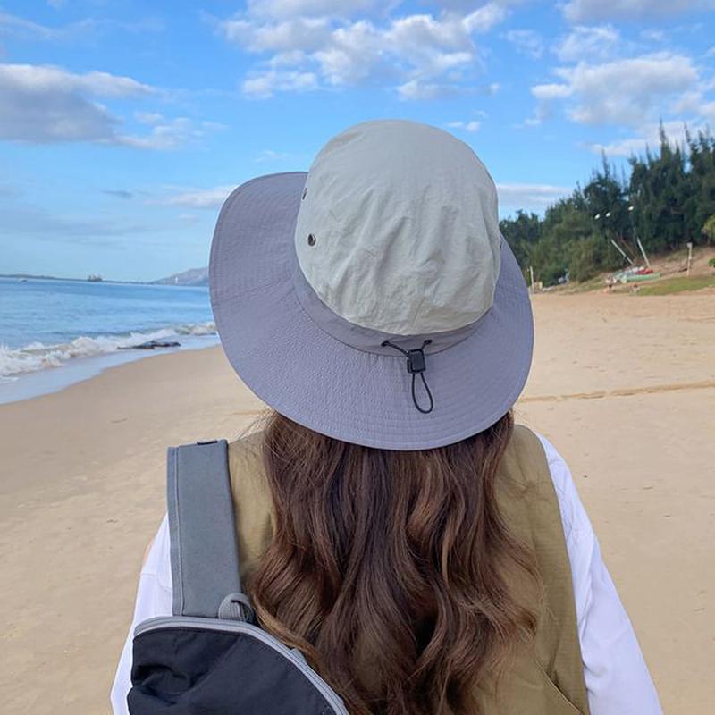 Panel Hat Boonie Navy Blue One Size