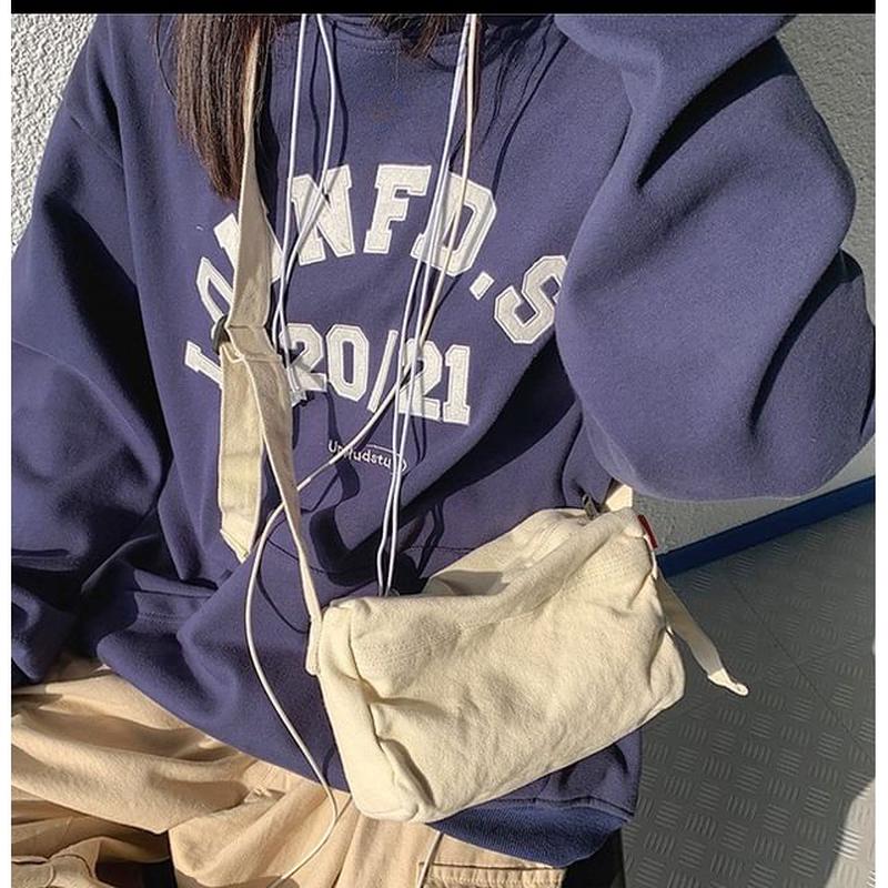 Crossbody Canvas Bag Tangerine One Size